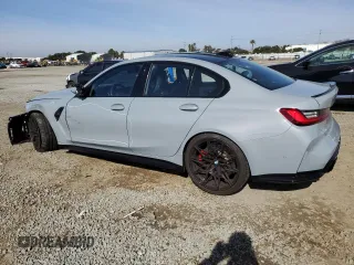 2021 BMW M3 with VIN WBS53AY03MFL42464, listed as a Copart auction lot 42829735 with 19,875 mi miles and Salvage Title. Bid and sale history available at carsss.com. Image 2.