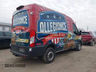 2021 Ford Transit Cargo with VIN 1FTBR1C82MKA29547, listed as a IAAI auction lot 41690266 with 90,380 mi miles and . Bid and sale history available at DreamBid. Image 4.