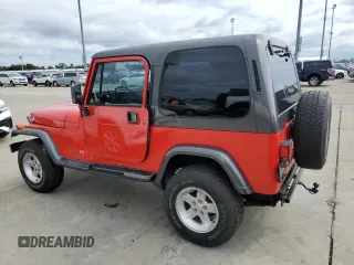 1992 Jeep Wrangler with VIN 2J4FY29S3NJ535736, listed as a Copart auction lot 67747244 with 144,912 mi miles and Salvage Title. Bid and sale history available at carsss.com. Image 2.