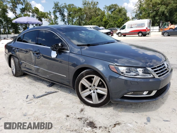 2015 Volkswagen CC R-Line with VIN WVWBP7AN8FE819258, listed as a Copart auction lot 61005363 with 92,997 mi miles. Bid and sale history available at carsss.com. Image 4.