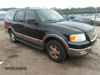 2003 Ford Expedition Eddie Bauer с VIN 1FMFU17L23LB40005, выставлен на аукционе IAAI как лот 42856691 с пробегом 390 833 миль миль и . История ставок и продаж доступна на DreamBid. Изображение 1.