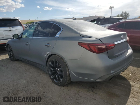 2017 Infiniti Q50 3.0t Premium with VIN JN1EV7AP4HM744493, listed as a Copart auction lot 54337105 with 101,685 mi miles and Clean Title. Bid and sale history available at carsss.com. Image 2.