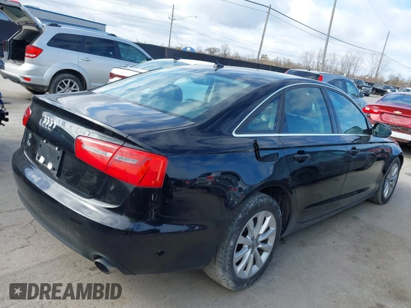 2013 Audi A6 Premium with VIN WAUFFAFC9DN018499, listed as a IAAI auction lot 41785640 with 194,469 mi miles and . Bid and sale history available at DreamBid. Image 4.