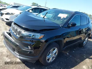 2023 Jeep Compass Latitude with VIN 3C4NJDBN0PT536141, listed as a IAAI auction lot 41974206 with 54,052 mi miles and . Bid and sale history available at DreamBid. Image 17.
