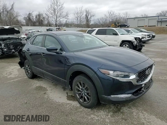 2020 Mazda CX-30 with VIN 3MVDMBBL8LM112120, listed as a Copart auction lot 47784245 with 52,471 mi miles and Salvage Title. Bid and sale history available at DreamBid. Image 12.