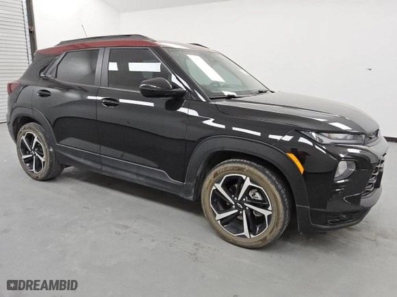 2022 Chevrolet TrailBlazer RS with VIN KL79MTSL1NB014776, listed as a Copart auction lot 48541105 with 16,467 mi miles and Clean Title. Bid and sale history available at carsss.com. Image 4.