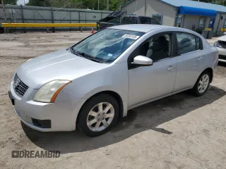 2007 Nissan Sentra 2.0 with VIN 3N1AB61E07L631939, listed as a Copart auction lot 56285195 with 112,445 mi miles and Salvage title. Bid and sale history available at DreamBid. Image 1.