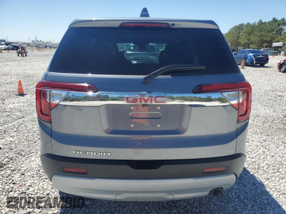 2021 GMC Acadia SLE with VIN 1GKKNKLA2MZ166553, listed as a Copart auction lot 49886505 with 43,241 mi miles and Salvage Title. Bid and sale history available at DreamBid. Image 6.