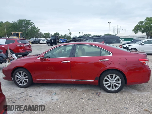 2012 Lexus ES with VIN JTHBK1EGXC2482627, listed as a IAAI auction lot 41883927 with 90,707 mi miles. Bid and sale history available at carsss.com. Image 15.