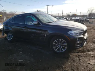 2017 BMW X6 xDrive35i with VIN 5UXKU2C36H0U28521, listed as a Copart auction lot 38806203 with 0 mi miles. Bid and sale history available at carsss.com. Image 4.