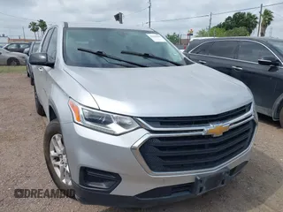 2018 Chevrolet Traverse LS with VIN 1GNERFKW8JJ172506, listed as a IAAI auction lot 42164354 with Not provided miles and . Bid and sale history available at DreamBid. Image 1.