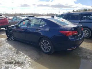 2019 Acura TLX with VIN 19UUB1F3XKA007491, listed as a Copart auction lot 46904075 with 0 mi miles and Salvage Title. Bid and sale history available at carsss.com. Image 2.