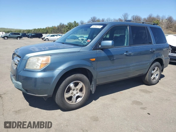 2006 Honda Pilot EX-L with VIN 2HKYF18766H561162, listed as a Copart auction lot 79991654 with 126,277 mi miles and Non Repairable. Bid and sale history available at DreamBid. Image 1.