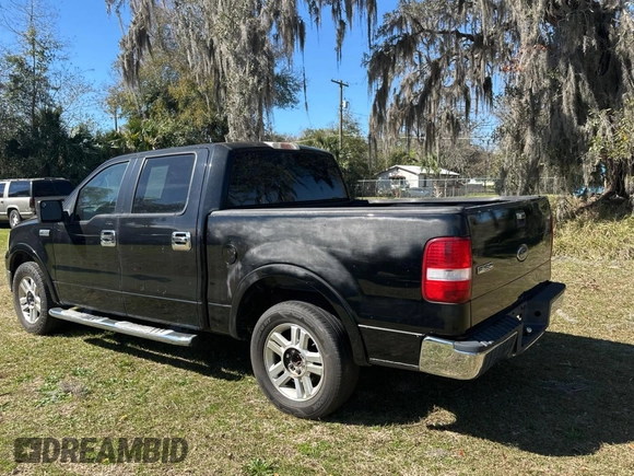 2005 Ford F-150 XLT with VIN 1FTPW12575KE12987, listed as a Copart auction lot 48539135 with 217,115 mi miles and Salvage Title. Bid and sale history available at carsss.com. Image 3.