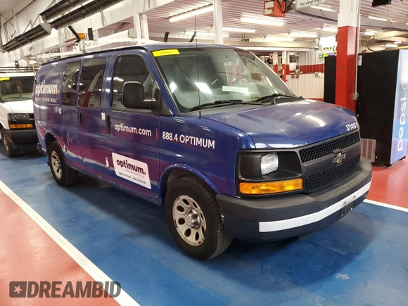 2013 Chevrolet Express Cargo z VIN 1GCSGAFX2D1138833, wystawiony jako IAAI lot #42521021 z przebiegiem 103 313 mil mil oraz . Historia ofert i sprzedaży dostępna na DreamBid. Obrazek 9.