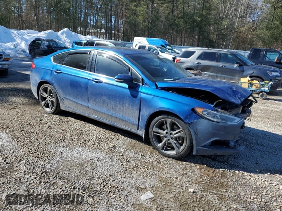 2017 Ford Fusion Sport with VIN 3FA6P0VPXHR331682, listed as a Copart auction lot 47174825 with 109,477 mi miles and Salvage Title. Bid and sale history available at carsss.com. Image 4.
