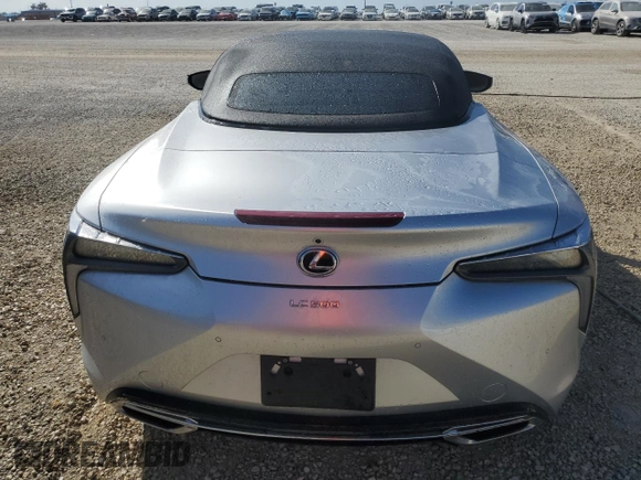 2021 Lexus LC with VIN JTHKPAAY1MA103859, listed as a Copart auction lot 75504134 with 0 mi miles and Non Repairable. Bid and sale history available at carsss.com. Image 6.