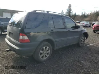 2003 Mercedes-Benz M-Class 3.7L with VIN 4JGAB57E93A438457, listed as a Copart auction lot 44268505 with 0 mi miles and Salvage Title. Bid and sale history available at carsss.com. Image 3.