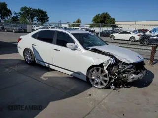 2013 Hyundai Equus Signature with VIN KMHGH4JH0DU064262, listed as a Copart auction lot 54156865 with 89,243 mi miles and Salvage Title. Bid and sale history available at DreamBid. Image 4.