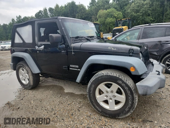 2016 Jeep Wrangler Willys Wheeler with VIN 1C4GJWAG6GL326498, listed as a Copart auction lot 62849715 with 49,414 mi miles and Salvage title. Bid and sale history available at DreamBid. Image 4.