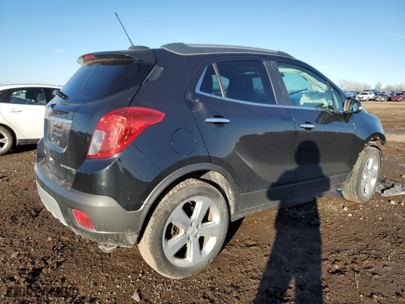 2015 Buick Encore Convenience with VIN KL4CJFSB4FB121679, listed as a Copart auction lot 47942755 with 118,694 mi miles and Salvage Title. Bid and sale history available at carsss.com. Image 3.