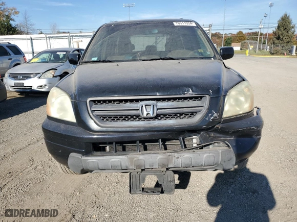 2004 Honda Pilot EX with VIN 2HKYF186X4H545678, listed as a Copart auction lot 76511534 with 197,814 mi miles and Salvage Title. Bid and sale history available at carsss.com. Image 5.