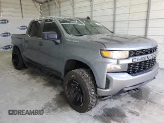 2021 Chevrolet Silverado 1500 Custom with VIN 1GCPYBEH3MZ149540, listed as a Copart auction lot 83498534 with 147,526 mi miles and Clean Title. Bid and sale history available at DreamBid. Image 4.
