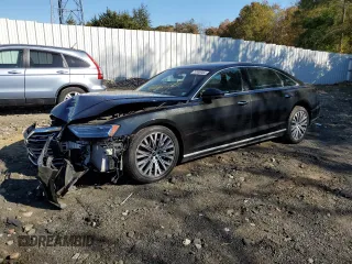2021 Audi A8 with VIN WAU8DAF82MN022503, listed as a Copart auction lot 76598934 with 60,631 mi miles and Salvage Title. Bid and sale history available at carsss.com. Image 1.