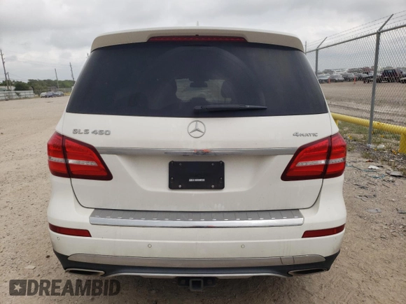 2018 Mercedes-Benz GLS 450 with VIN 4JGDF6EE0JB158461, listed as a Copart auction lot 50758184 with 43,120 mi miles and Salvage Title. Bid and sale history available at DreamBid. Image 6.