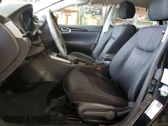 2019 Nissan Sentra SV with VIN 3N1AB7AP7KL627077, listed as a Copart auction lot 53844145 with 103,295 mi miles and Salvage Title. Bid and sale history available at DreamBid. Image 7.