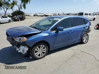 2016 Subaru Impreza Premium with VIN JF1GPAB67G8231495, listed as a Copart auction lot 63018885 with 104,701 mi miles and Salvage title. Bid and sale history available at DreamBid. Image 1.