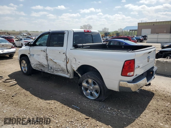 2018 Ram 1500 Big Horn with VIN 3C6RR7LT1JG227150, listed as a Copart auction lot 53156895 with 54,562 mi miles and Salvage title. Bid and sale history available at DreamBid. Image 2.