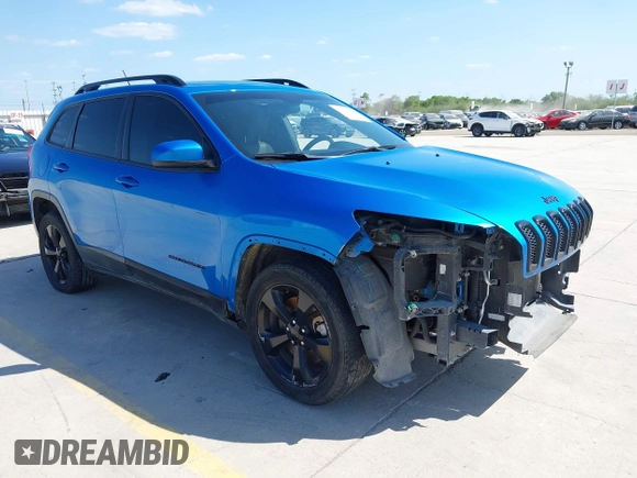 2018 Jeep Cherokee Latitude z VIN 1C4PJLCB6JD597109, wystawiony jako IAAI lot #42436844 z przebiegiem 119 383 mil mil oraz . Historia ofert i sprzedaży dostępna na DreamBid. Obrazek 1.
