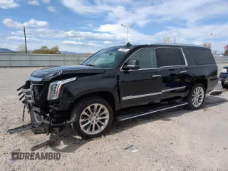 2019 Cadillac Escalade ESV Platinum z VIN 1GYS4KKJ5KR105799, wystawiony jako Copart lot #52568565 z przebiegiem 103 072 mil mil oraz Szkoda całkowita • Salvage title. Historia ofert i sprzedaży dostępna na DreamBid. Obrazek 1.