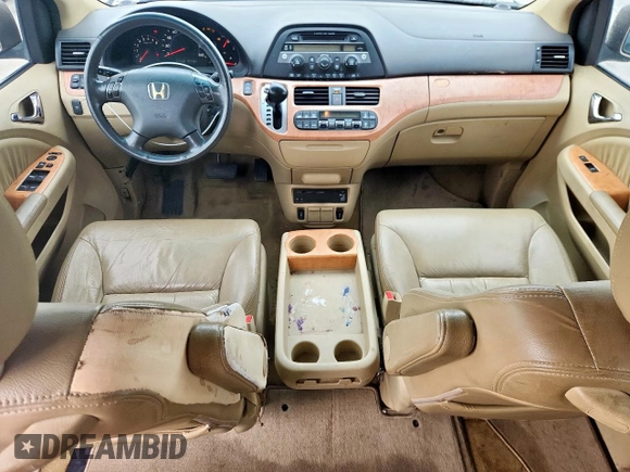 2008 Honda Odyssey EX-L z VIN 5FNRL38718B402236, wystawiony jako Copart lot #59355585 z przebiegiem 131 558 mil mil oraz Czysty tytuł • Clean title. Historia ofert i sprzedaży dostępna na DreamBid. Obrazek 8.