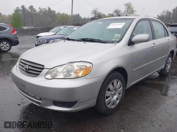 2004 Toyota Corolla CE with VIN JTDBR38E642035944, listed as a IAAI auction lot 42173263 with 119,302 mi miles. Bid and sale history available at carsss.com. Image 2.
