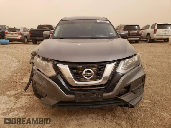 2017 Nissan Rogue S with VIN KNMAT2MV1HP547083, listed as a Copart auction lot 48884655 with 118,387 mi miles and Salvage Title. Bid and sale history available at carsss.com. Image 5.