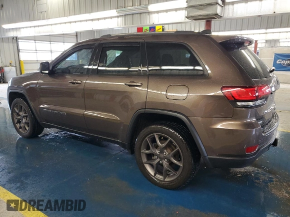 2020 Jeep Grand Cherokee Laredo E with VIN 1C4RJFAG4LC380188, listed as a Copart auction lot 58388125 with 106,709 mi miles and Clean title. Bid and sale history available at DreamBid. Image 2.
