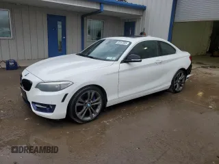 2015 BMW 2 Series 228i xDrive with VIN WBA1F7C55FVX95879, listed as a Copart auction lot 50167085 with 84,804 mi miles and Salvage Title. Bid and sale history available at carsss.com. Image 1.