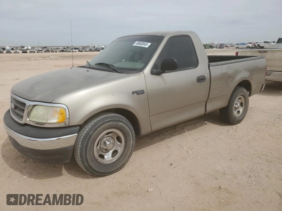 2002 Ford F-150 XL z VIN 1FTRF17292KE39045, wystawiony jako Copart lot #48860845 z przebiegiem 111 176 mil mil oraz Czysty tytuł • Clean title. Historia ofert i sprzedaży dostępna na DreamBid. Obrazek 1.