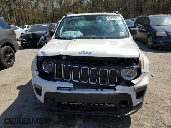 2020 Jeep Renegade Sport with VIN ZACNJAAB3LPK97981, listed as a Copart auction lot 50826055 with 134,136 mi miles and Clean title. Bid and sale history available at DreamBid. Image 5.