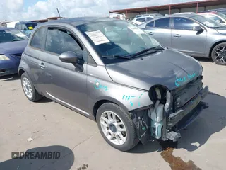 2013 FIAT 500 Pop with VIN 3C3CFFAR5DT561335, listed as a IAAI auction lot 42600147 with 57,506 mi miles and . Bid and sale history available at DreamBid. Image 1.