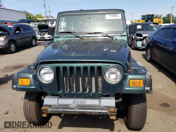 2000 Jeep Wrangler Sport with VIN 1J4FA49S4YP741154, listed as a Copart auction lot 71006864 with 200,684 mi miles and Clean Title. Bid and sale history available at carsss.com. Image 5.