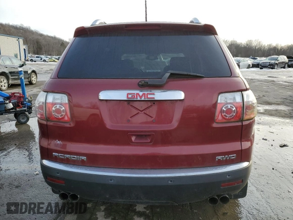 2008 GMC Acadia SLE1 with VIN 1GKEV13768J305714, listed as a Copart auction lot 43161405 with 75,704 mi miles and Salvage Title. Bid and sale history available at carsss.com. Image 6.