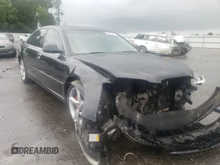 2009 Audi A8 L 4.2L with VIN WAUMV94E39N007602, listed as a Copart auction lot 54664901 with 128,283 mi miles and Non Repairable. Bid and sale history available at carsss.com. Image 1.