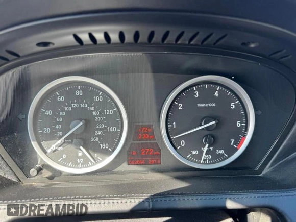 2009 BMW 6 Series 650i with VIN WBAEB53599CX58223, listed as a Copart auction lot 46720505 with 62,044 mi miles and Salvage Title. Bid and sale history available at carsss.com. Image 8.