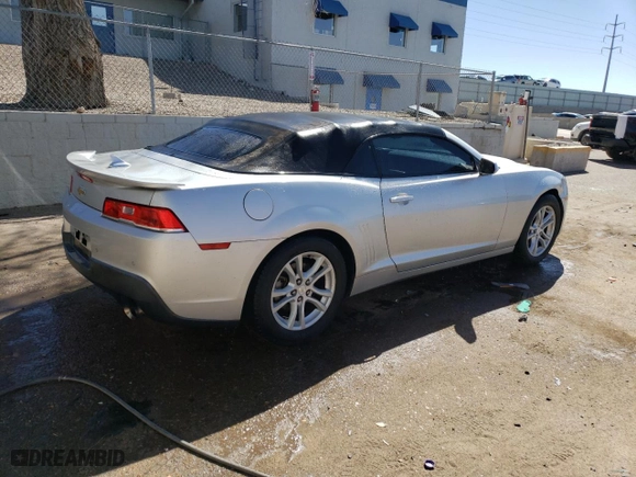 2015 Chevrolet Camaro LT with VIN 2G1FD3D3XF9278495, listed as a Copart auction lot 47745015 with 126,186 mi miles and Clean Title. Bid and sale history available at carsss.com. Image 3.