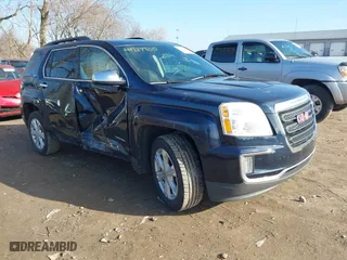 2017 GMC Terrain SLE with VIN 2GKALNEK7H6290165, listed as a IAAI auction lot 41217700 with 118,123 mi miles. Bid and sale history available at carsss.com. Image 1.