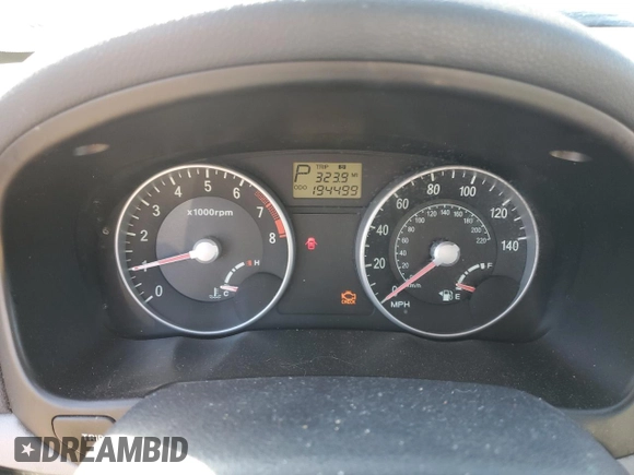 2006 Hyundai Accent GLS with VIN KMHCN46C66U038319, listed as a Copart auction lot 46668495 with 194,499 mi miles and Salvage Title. Bid and sale history available at carsss.com. Image 9.