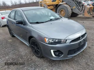 2017 Mitsubishi Lancer ES with VIN JA32U2FU6HU010683, listed as a IAAI auction lot 41866645 with 83,439 mi miles. Bid and sale history available at carsss.com. Image 1.